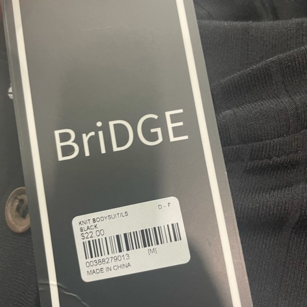 Bridge Ribbed Button Thong Bodysuit - Picture 5 of 5
